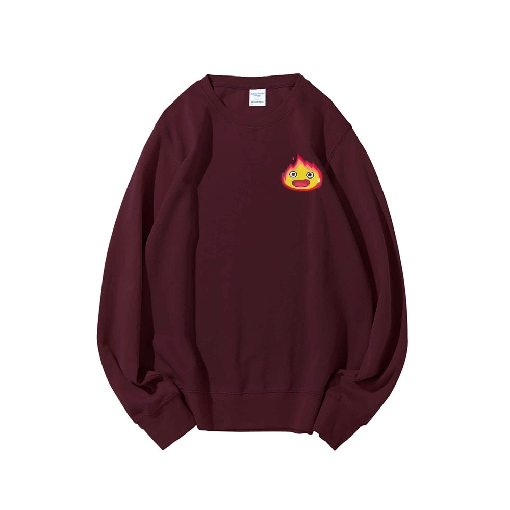 Casual Crewneck Sweatshirt Calcifer's Bed & Breakfast