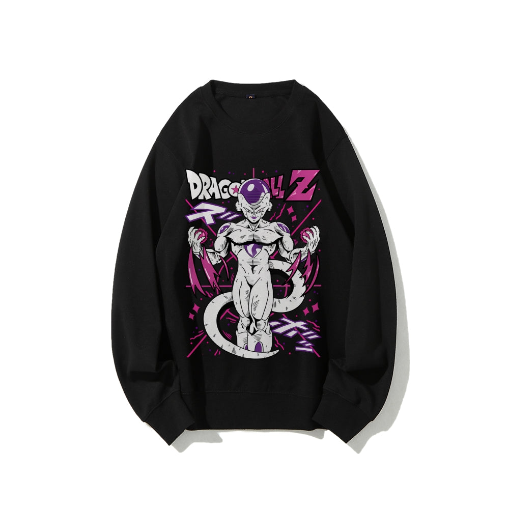 Casual Crewneck Sweatshirt Frieza