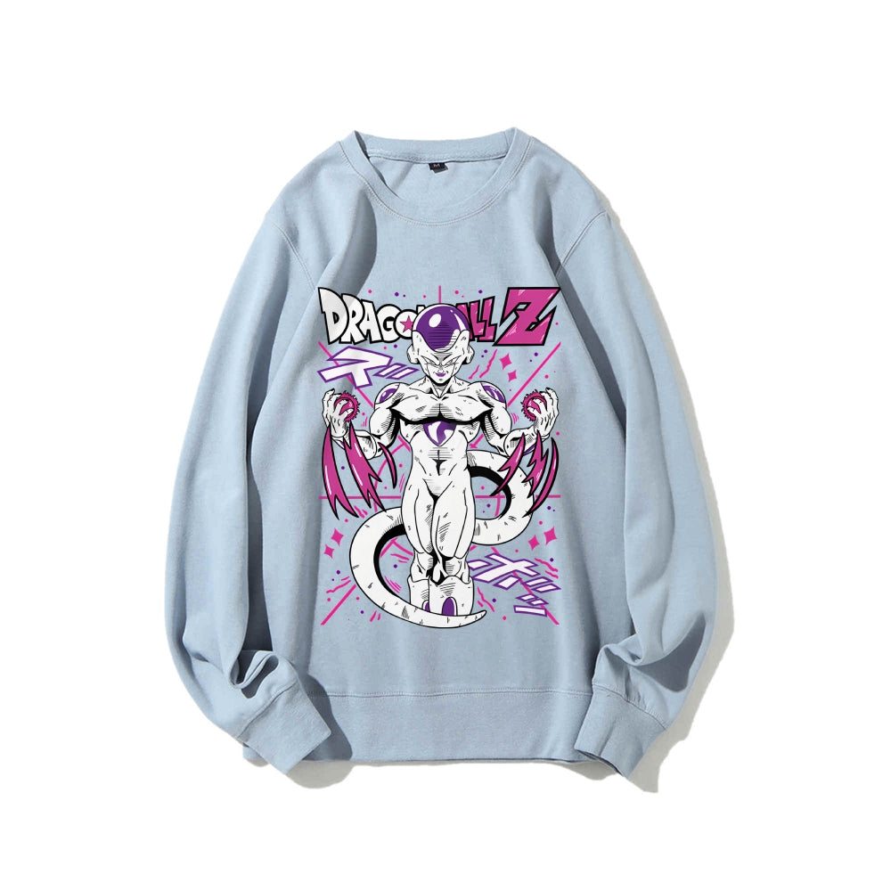 Casual Crewneck Sweatshirt Frieza