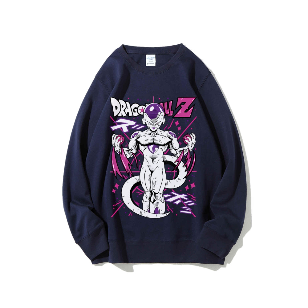 Casual Crewneck Sweatshirt Frieza