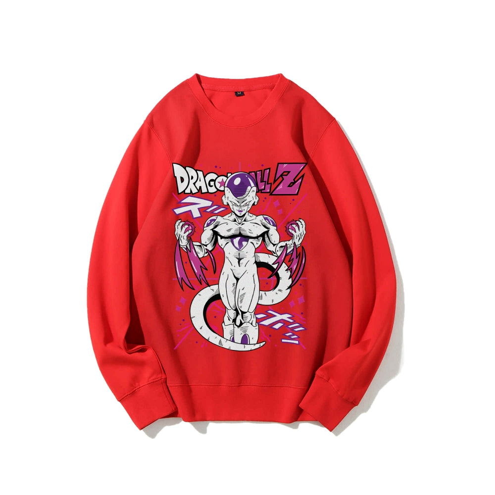 Casual Crewneck Sweatshirt Frieza
