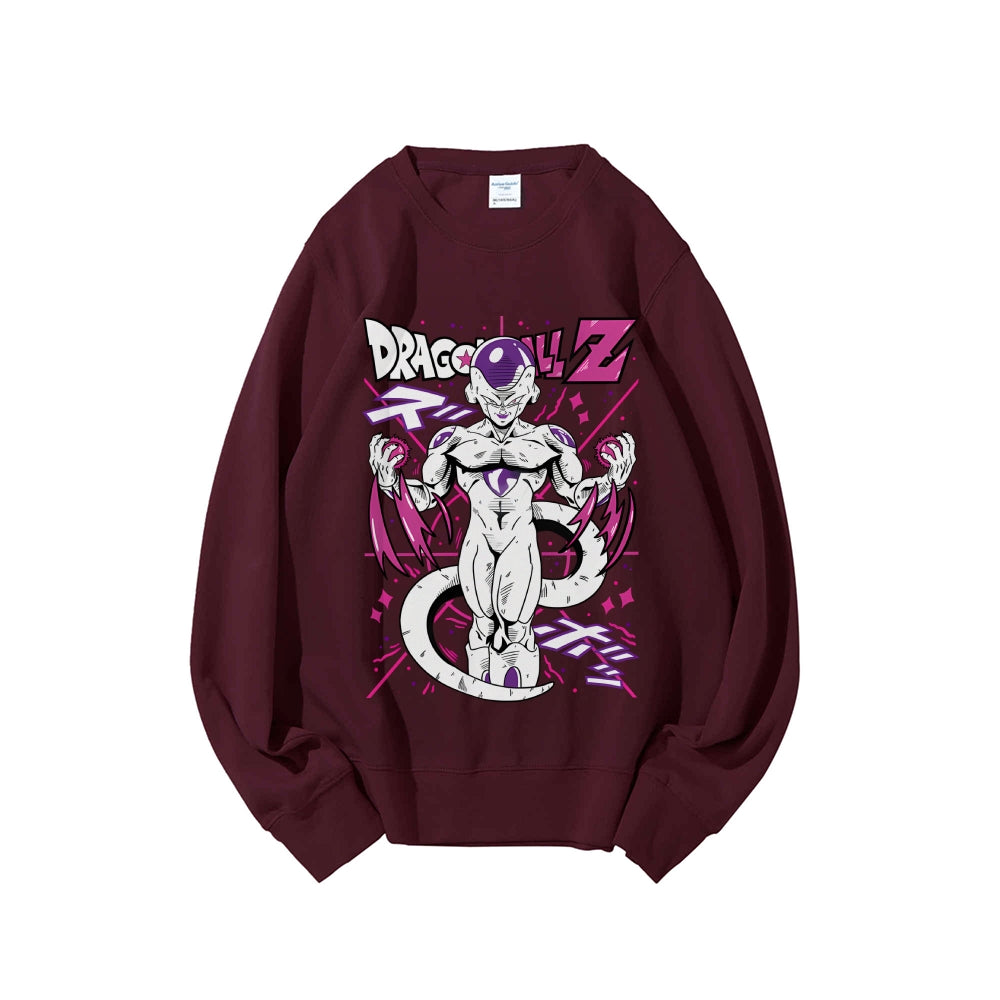 Casual Crewneck Sweatshirt Frieza