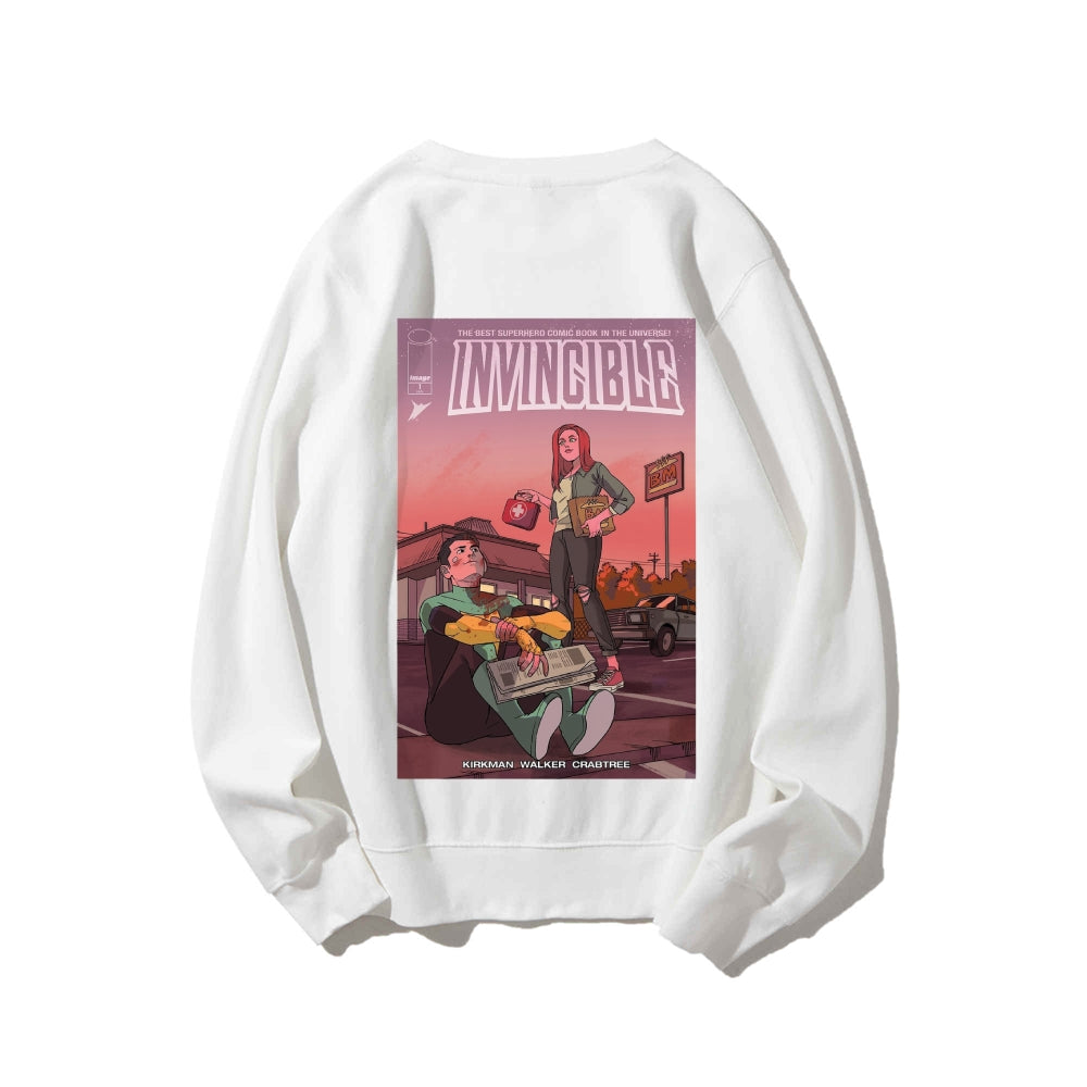 Casual Crewneck Sweatshirt Invincible