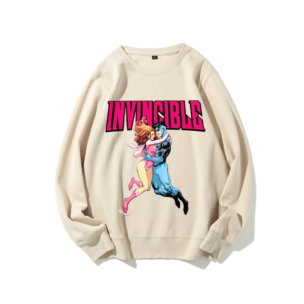 Casual Crewneck Sweatshirt Invincible