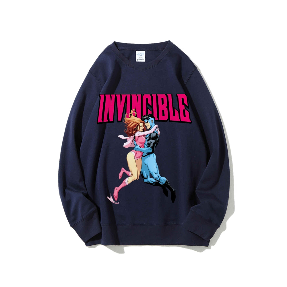 Casual Crewneck Sweatshirt Invincible