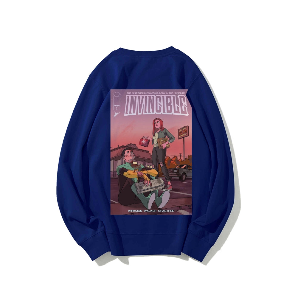 Casual Crewneck Sweatshirt Invincible