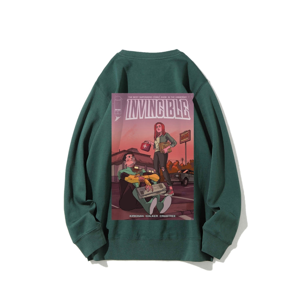 Casual Crewneck Sweatshirt Invincible