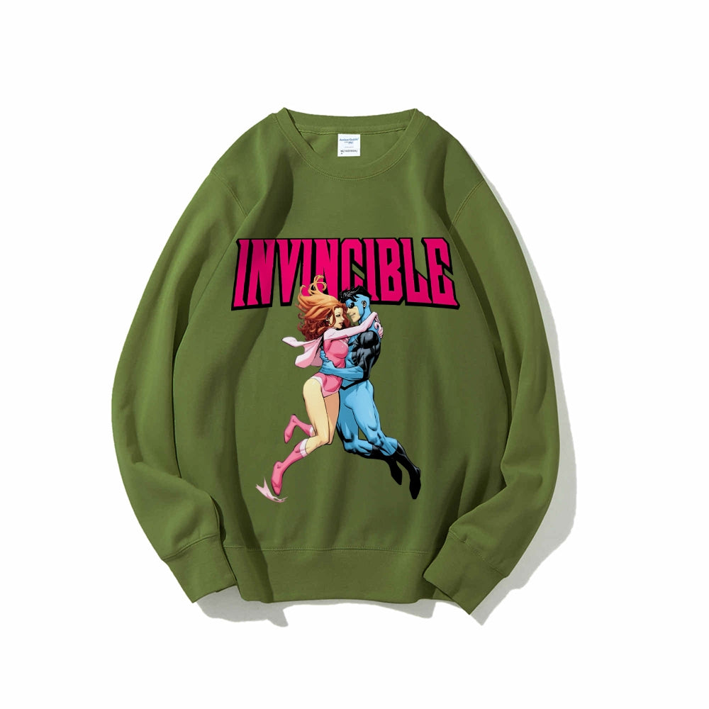Casual Crewneck Sweatshirt Invincible