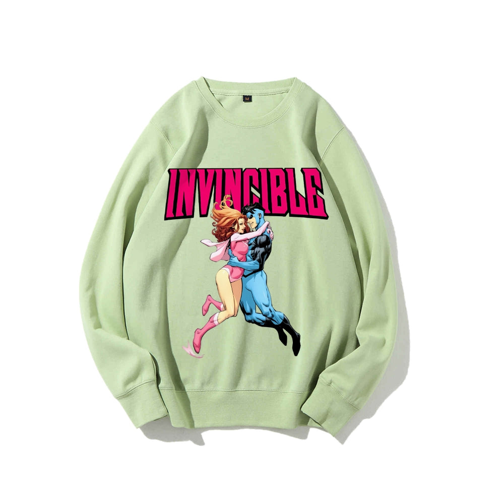 Casual Crewneck Sweatshirt Invincible