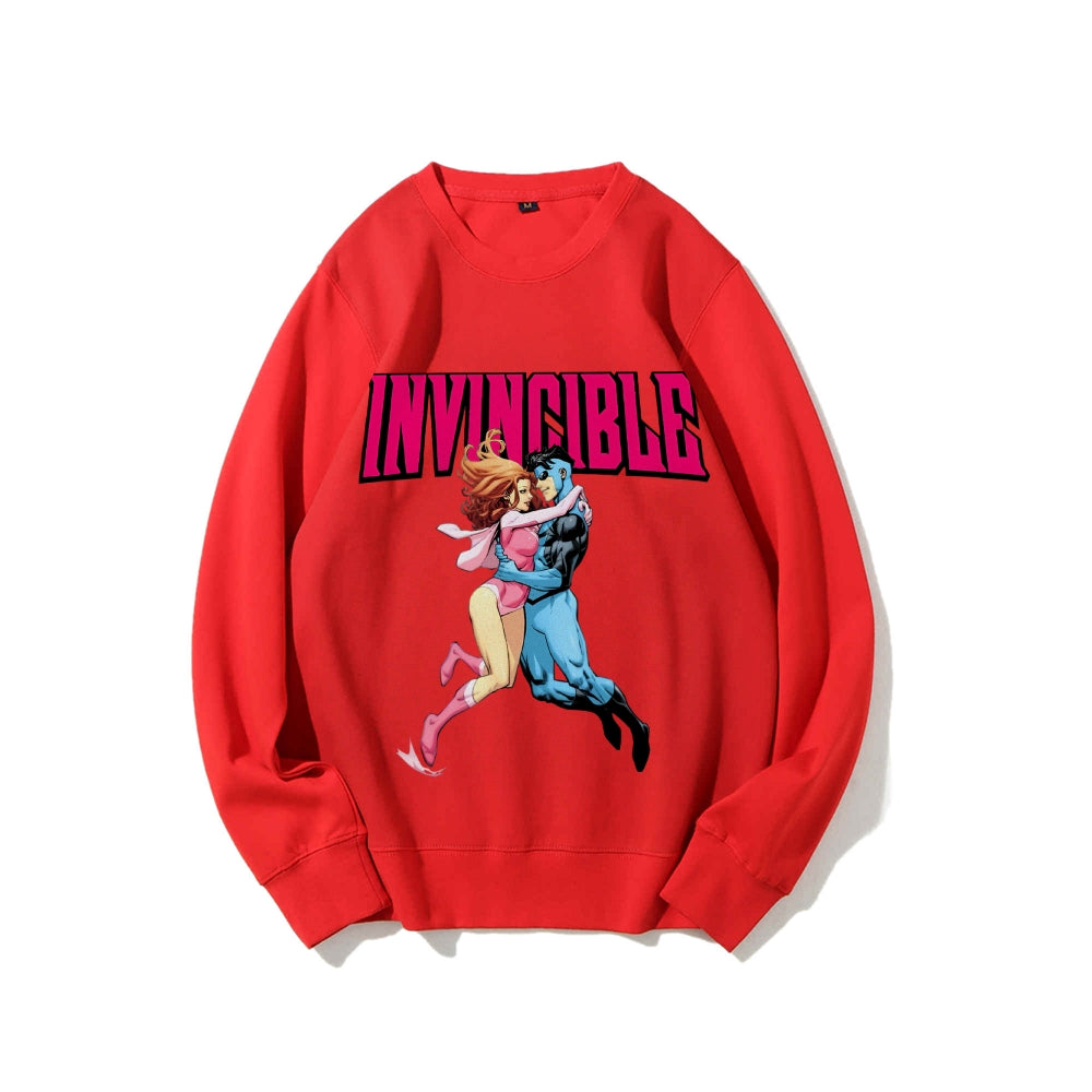 Casual Crewneck Sweatshirt Invincible