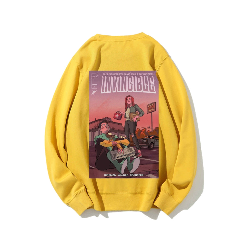Casual Crewneck Sweatshirt Invincible