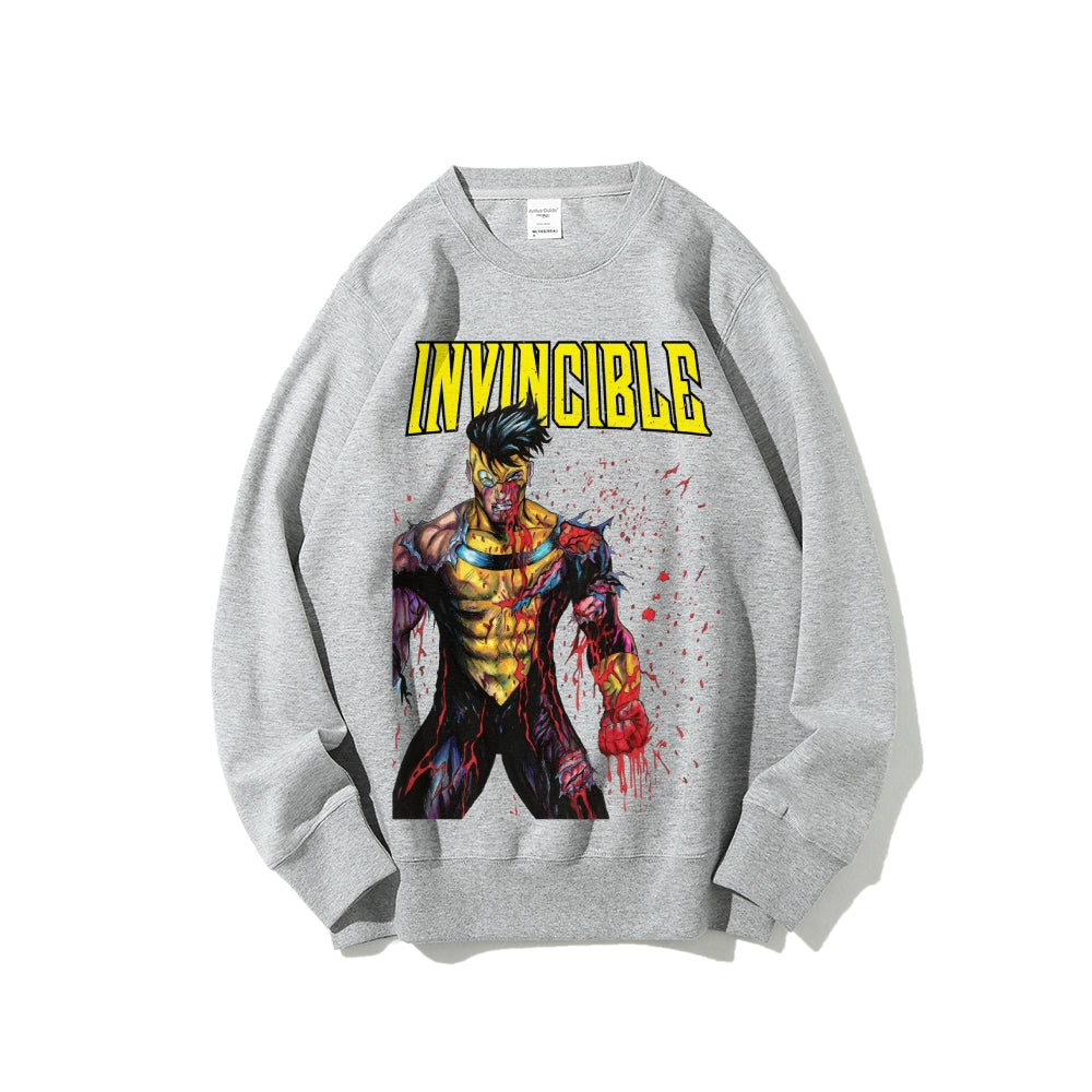 Casual Crewneck Sweatshirt Invincible