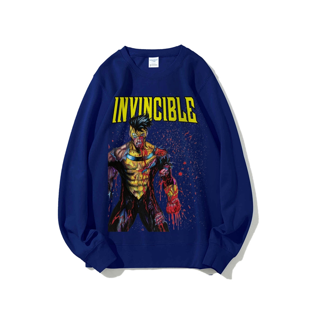 Casual Crewneck Sweatshirt Invincible