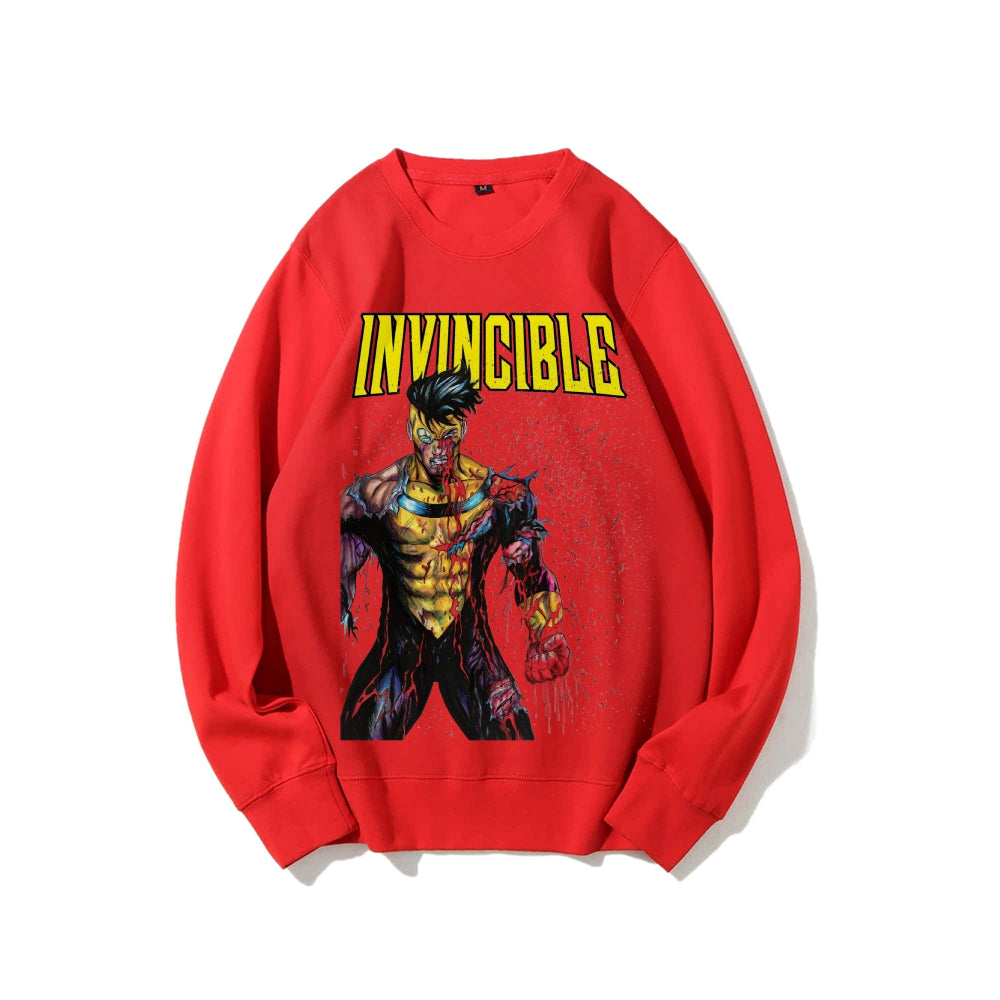 Casual Crewneck Sweatshirt Invincible