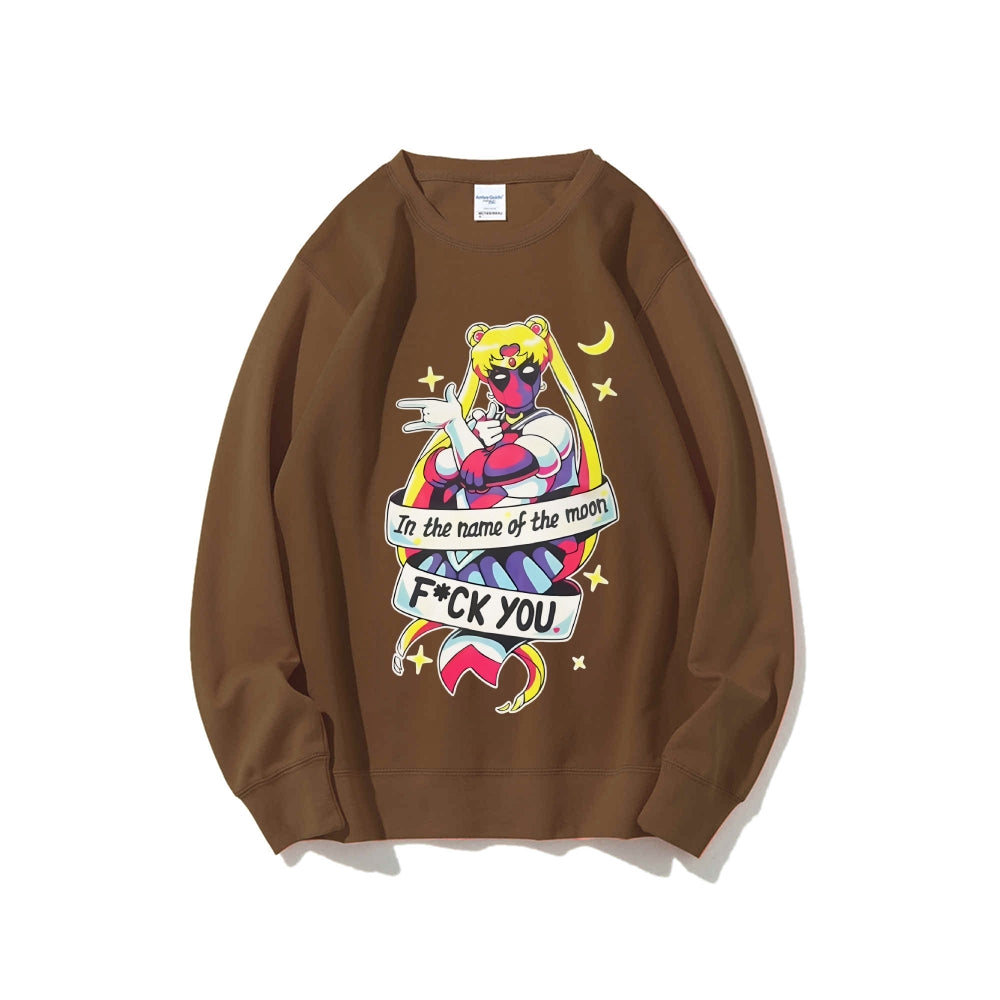 Casual Crewneck Sweatshirt Deadpool