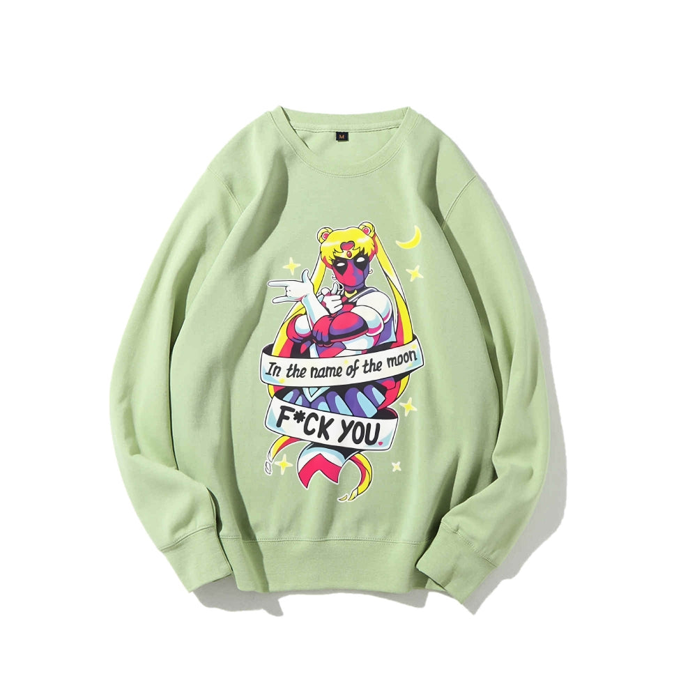 Casual Crewneck Sweatshirt Deadpool