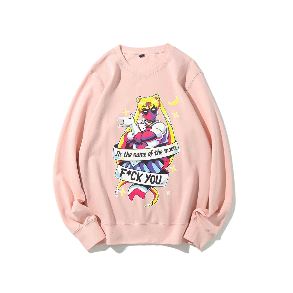 Casual Crewneck Sweatshirt Deadpool