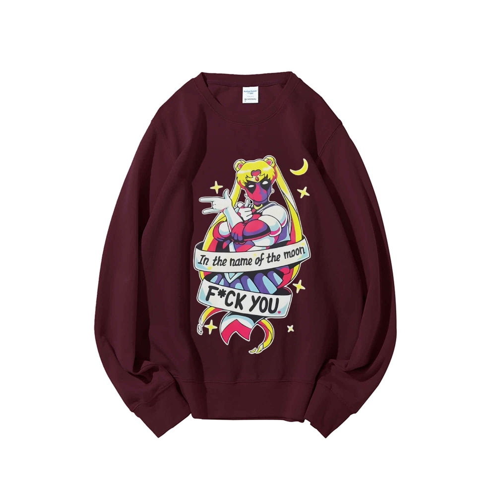Casual Crewneck Sweatshirt Deadpool