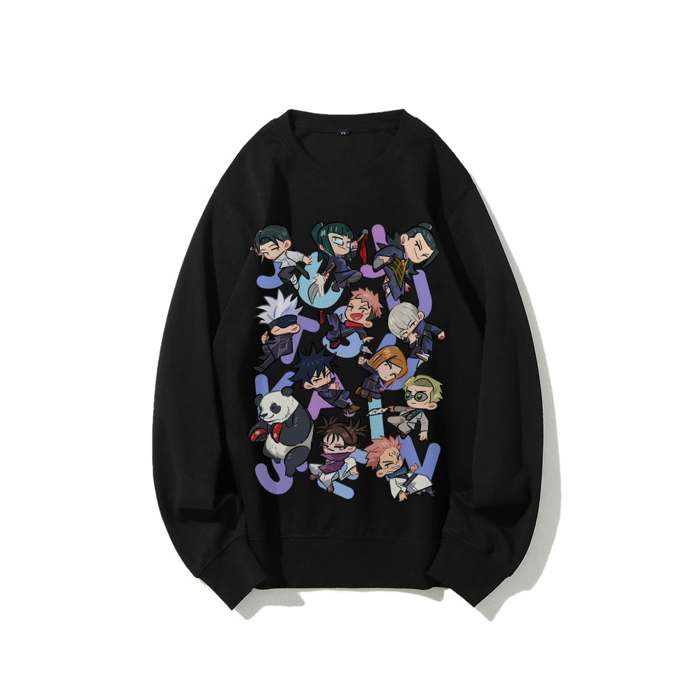 Casual Crewneck Sweatshirt Jujutsu Kaisen
