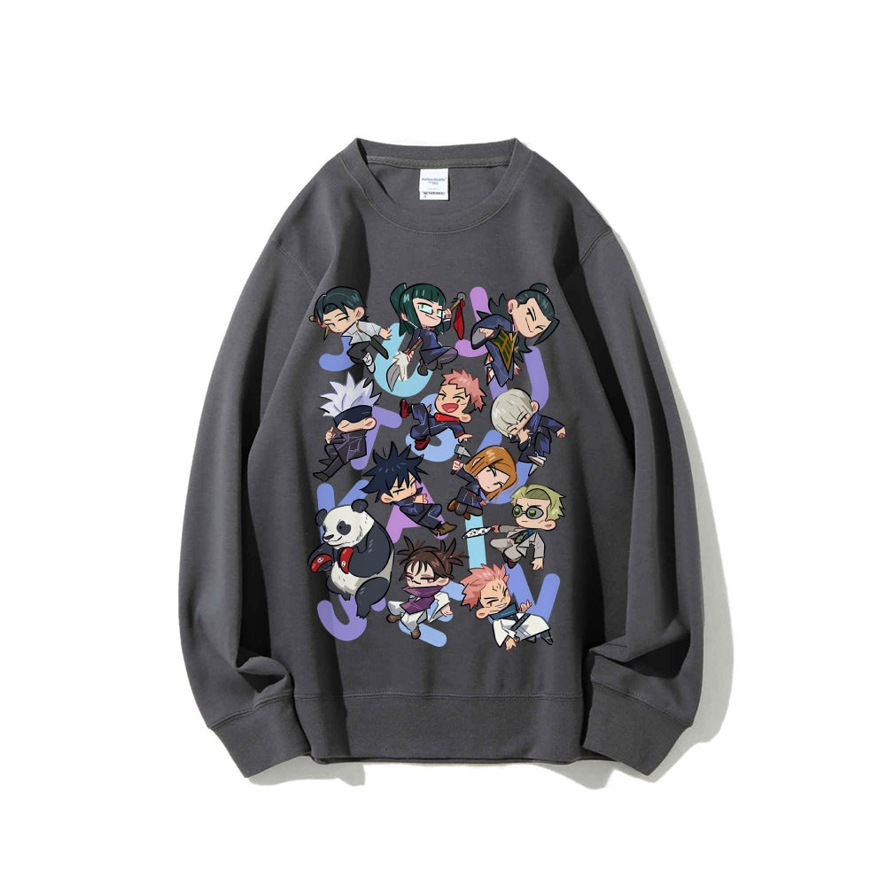 Casual Crewneck Sweatshirt Jujutsu Kaisen