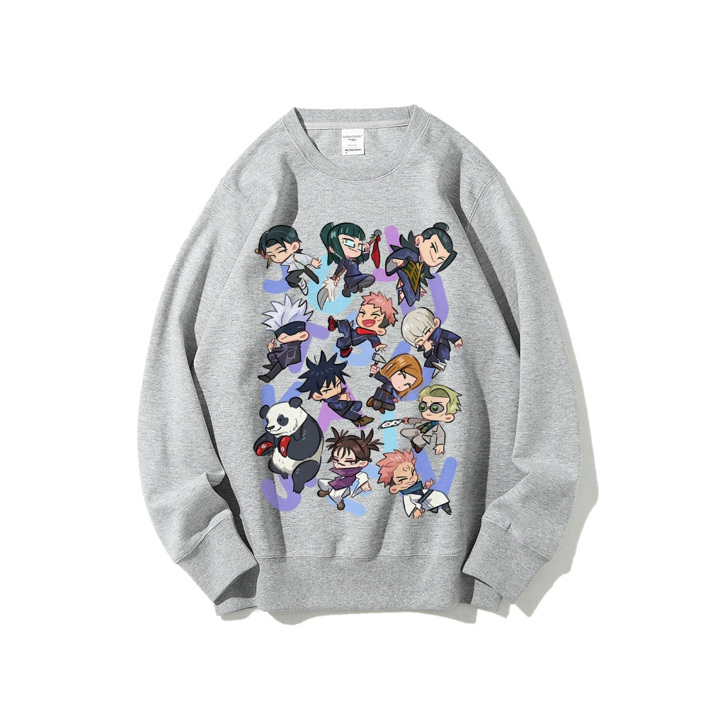 Casual Crewneck Sweatshirt Jujutsu Kaisen