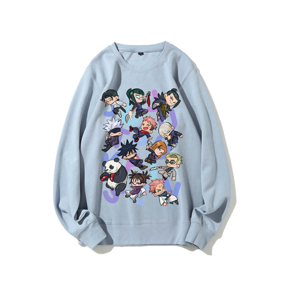 Casual Crewneck Sweatshirt Jujutsu Kaisen