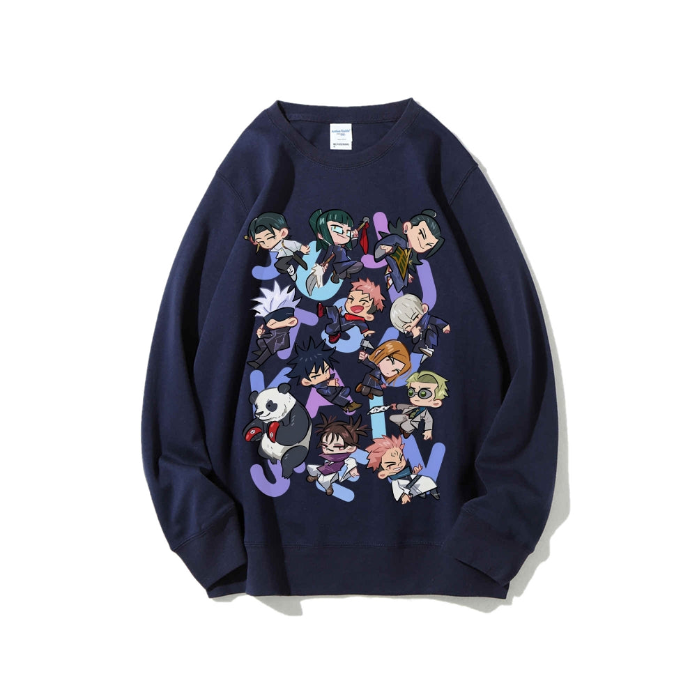 Casual Crewneck Sweatshirt Jujutsu Kaisen