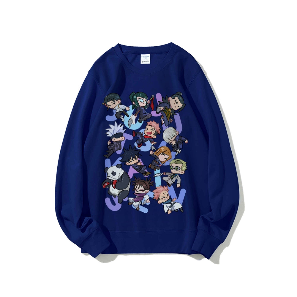 Casual Crewneck Sweatshirt Jujutsu Kaisen