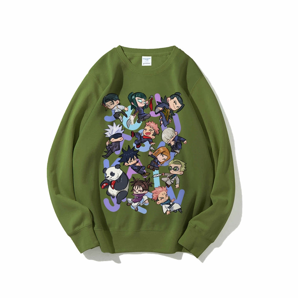 Casual Crewneck Sweatshirt Jujutsu Kaisen