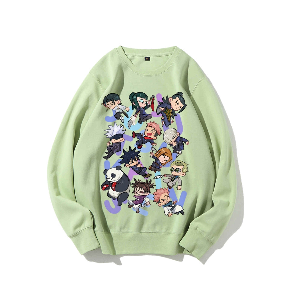 Casual Crewneck Sweatshirt Jujutsu Kaisen