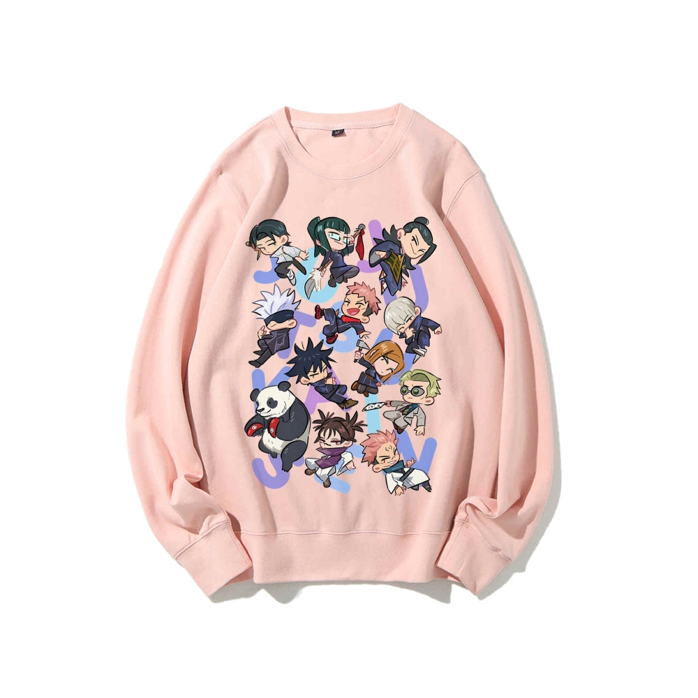 Casual Crewneck Sweatshirt Jujutsu Kaisen