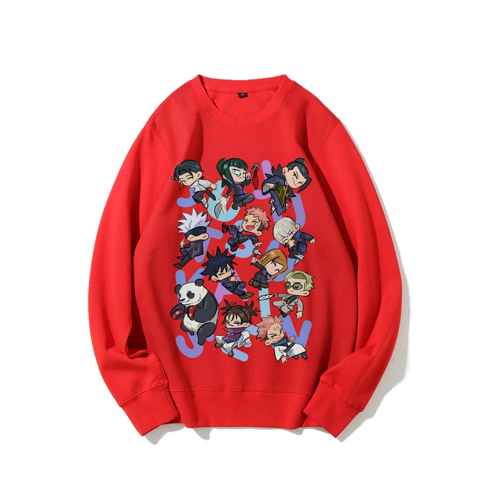 Casual Crewneck Sweatshirt Jujutsu Kaisen