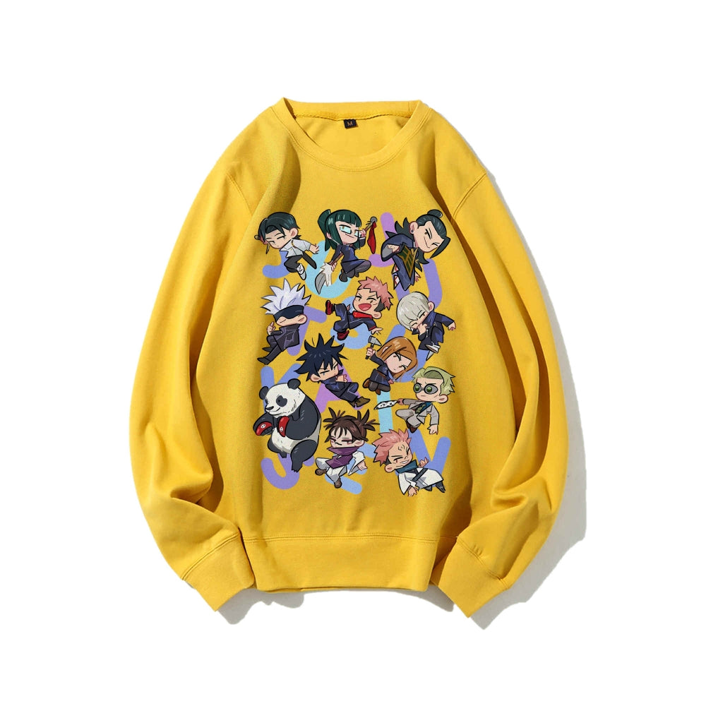 Casual Crewneck Sweatshirt Jujutsu Kaisen