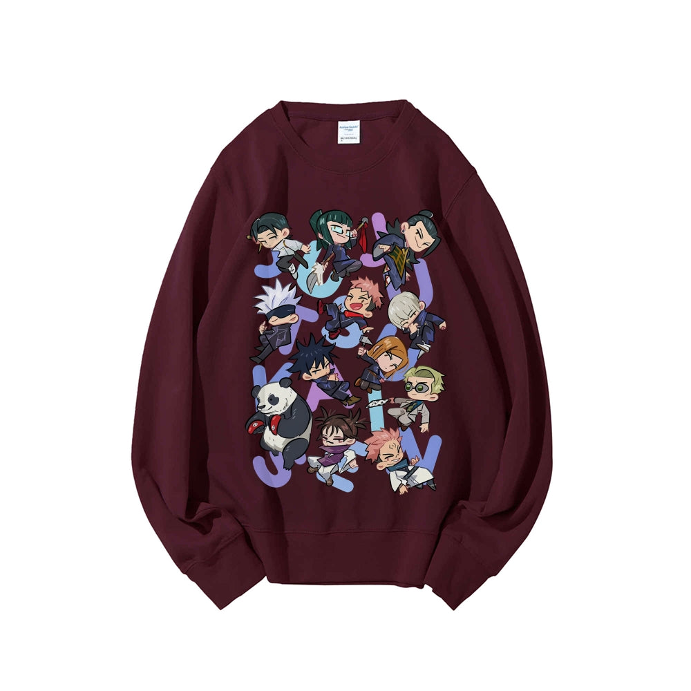 Casual Crewneck Sweatshirt Jujutsu Kaisen