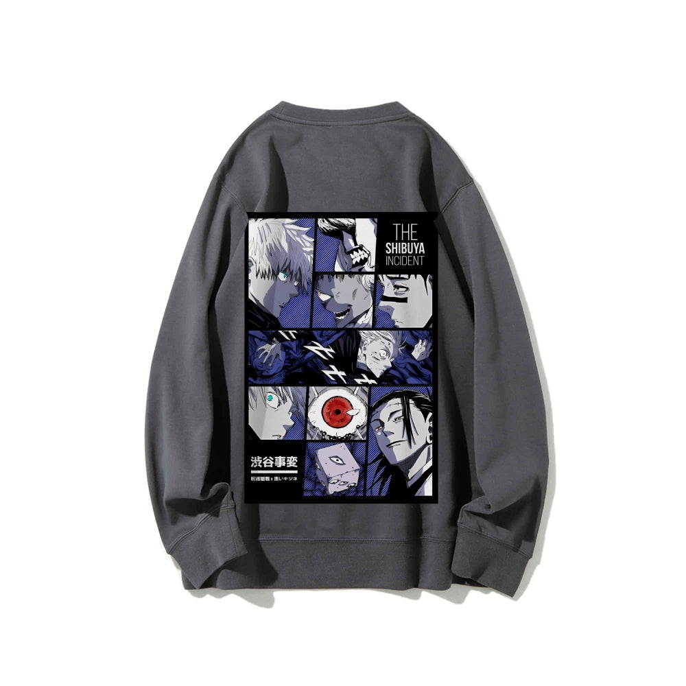 Casual Crewneck Sweatshirt Jujutsu Kaisen