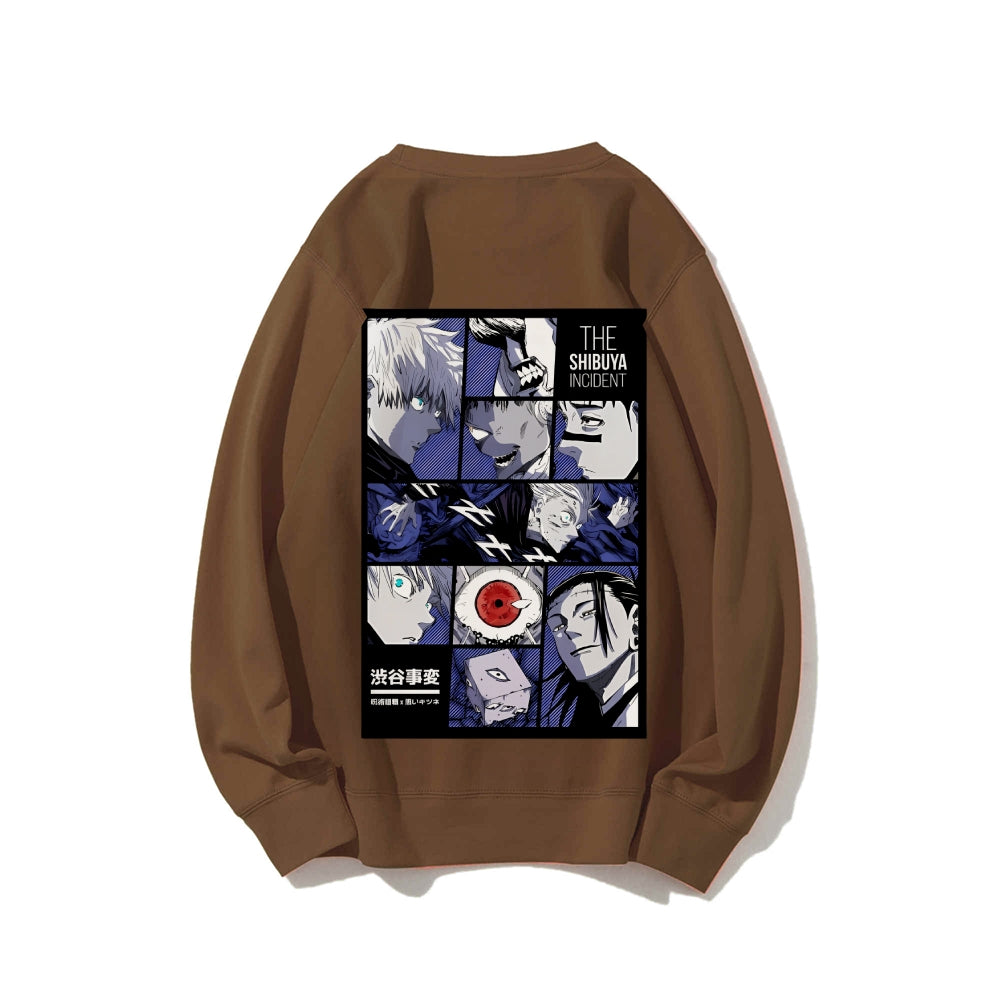 Casual Crewneck Sweatshirt Jujutsu Kaisen