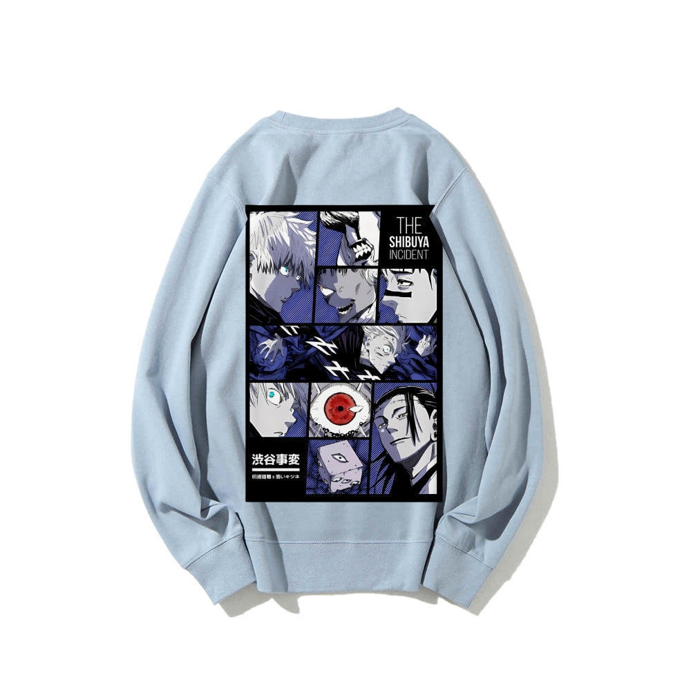 Casual Crewneck Sweatshirt Jujutsu Kaisen