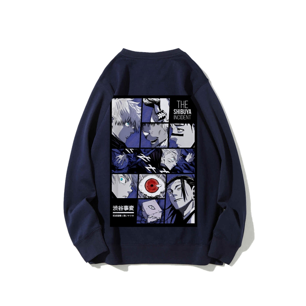 Casual Crewneck Sweatshirt Jujutsu Kaisen