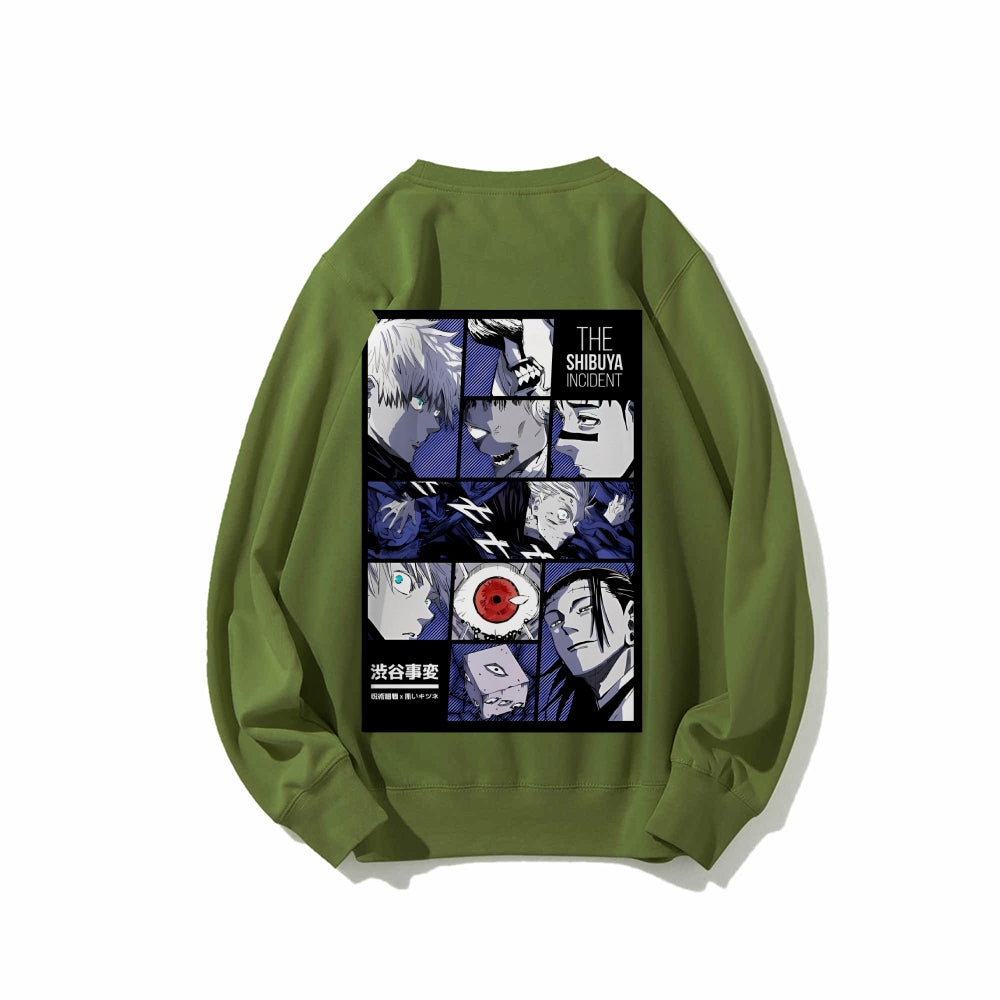 Casual Crewneck Sweatshirt Jujutsu Kaisen