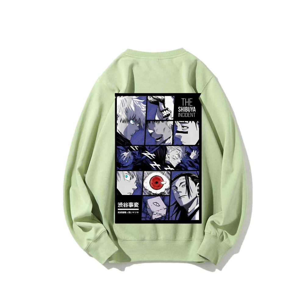 Casual Crewneck Sweatshirt Jujutsu Kaisen