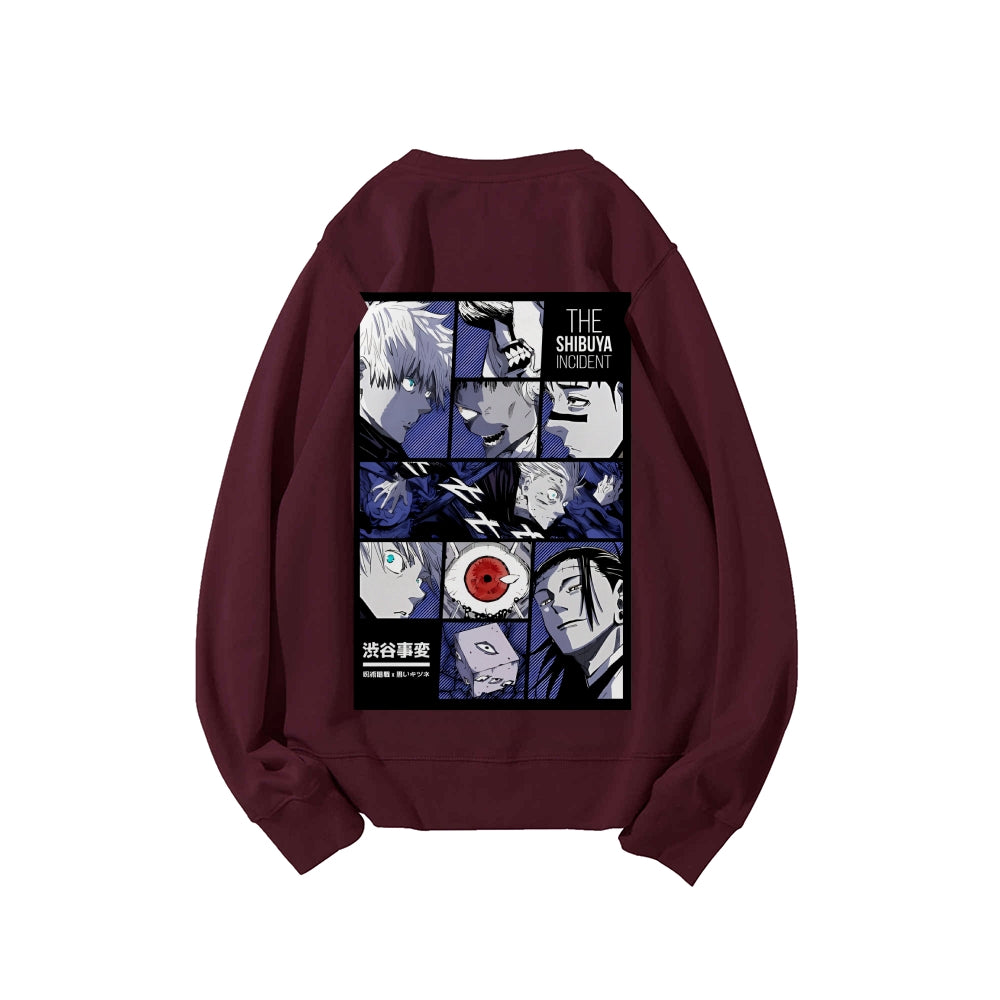 Casual Crewneck Sweatshirt Jujutsu Kaisen