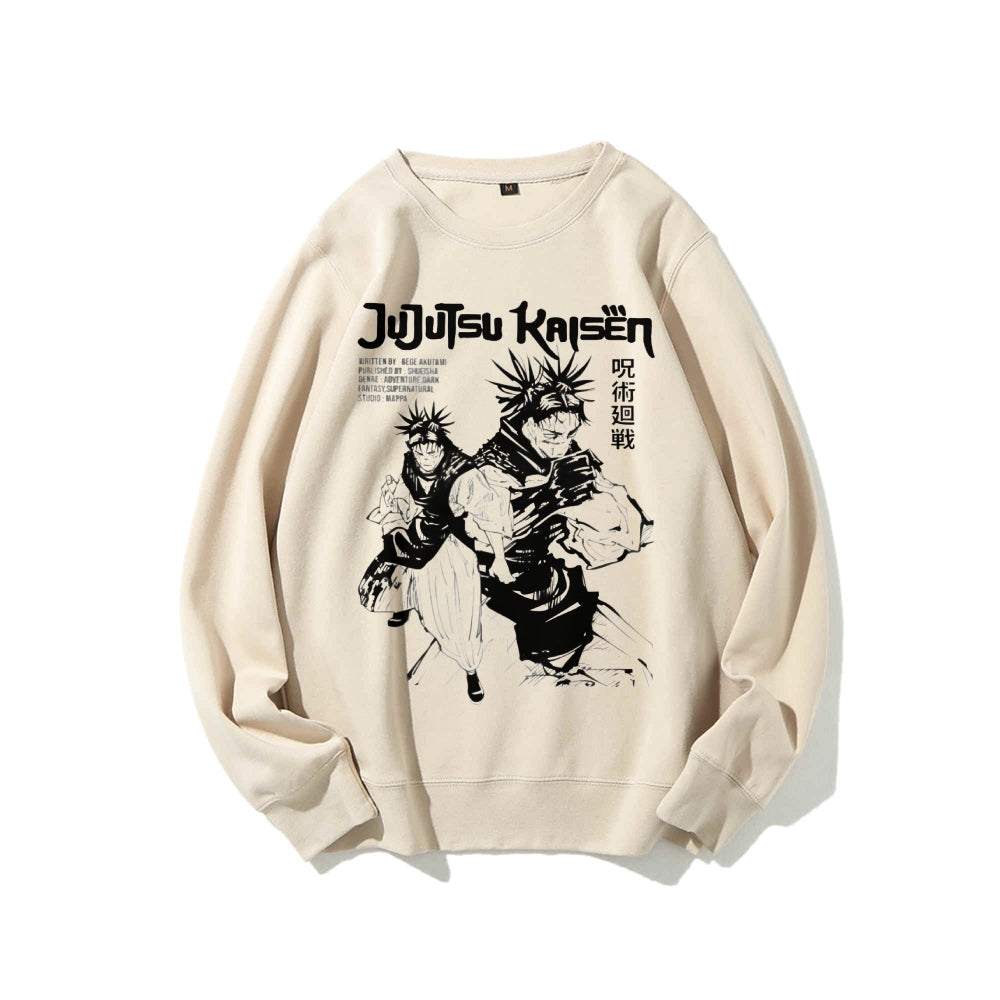 Casual Crewneck Sweatshirt Jujutsu Kaisen