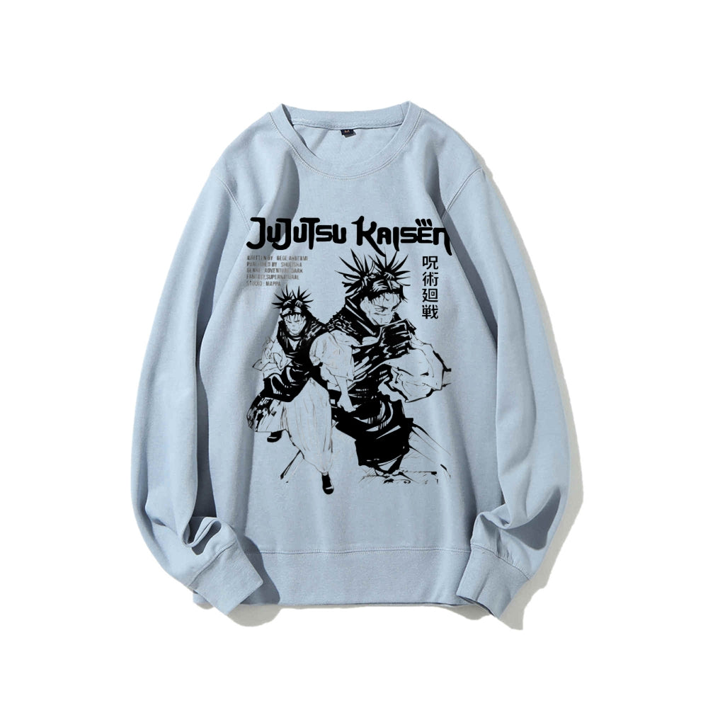 Casual Crewneck Sweatshirt Jujutsu Kaisen