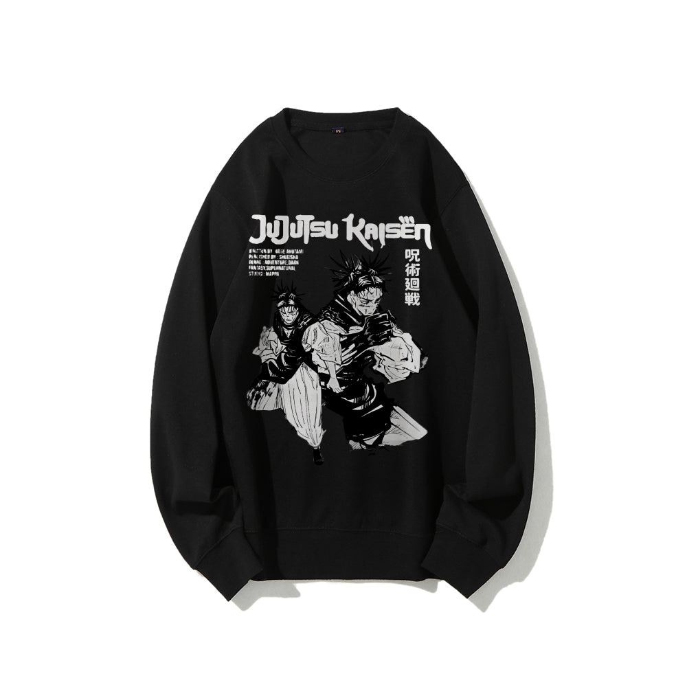 Casual Crewneck Sweatshirt Jujutsu Kaisen