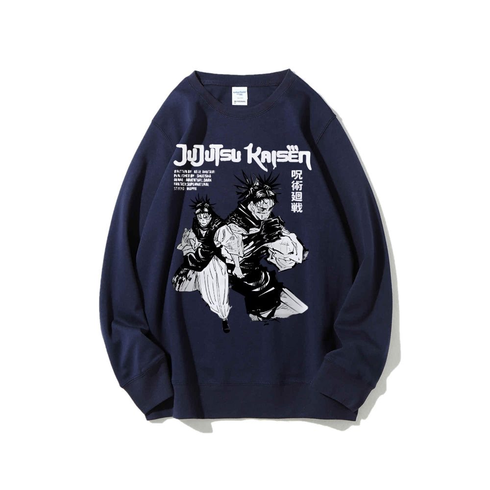 Casual Crewneck Sweatshirt Jujutsu Kaisen