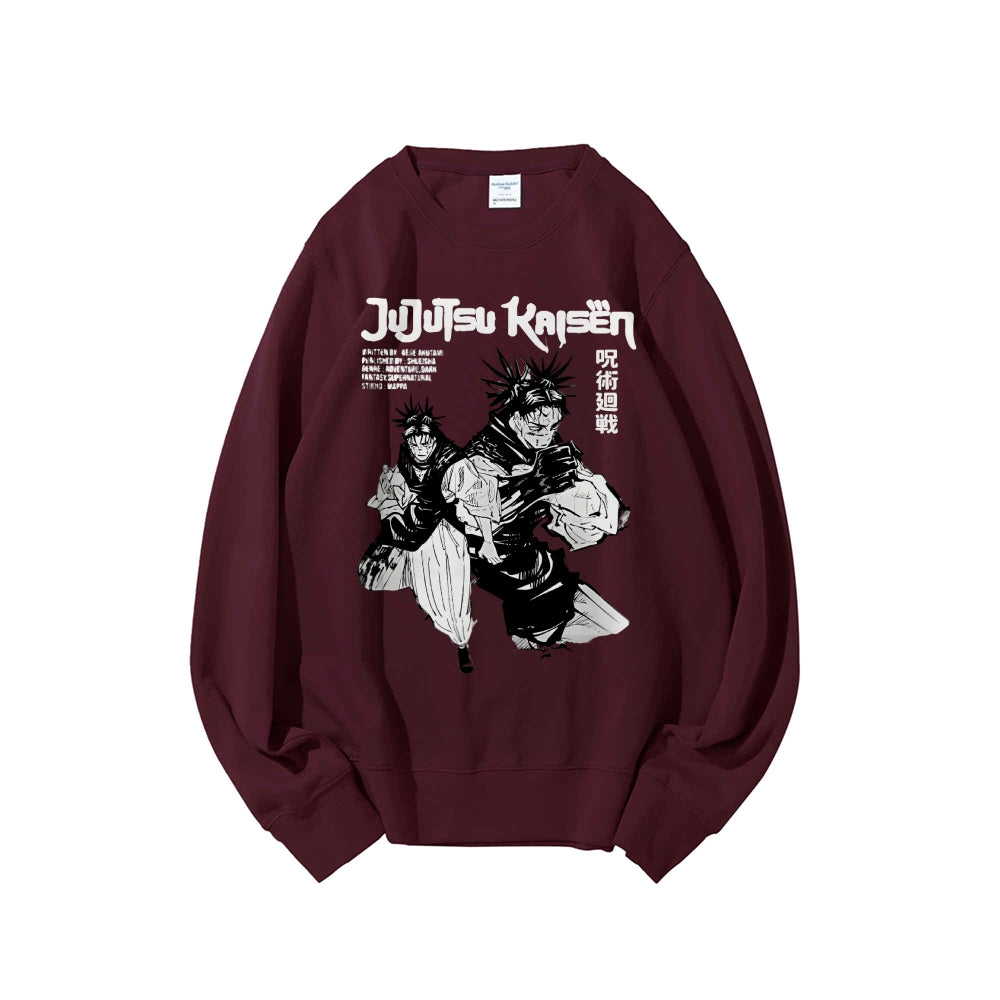Casual Crewneck Sweatshirt Jujutsu Kaisen