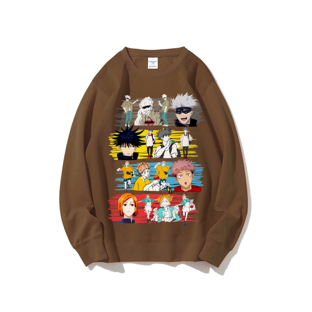 Casual Crewneck Sweatshirt Jujutsu Kaisen