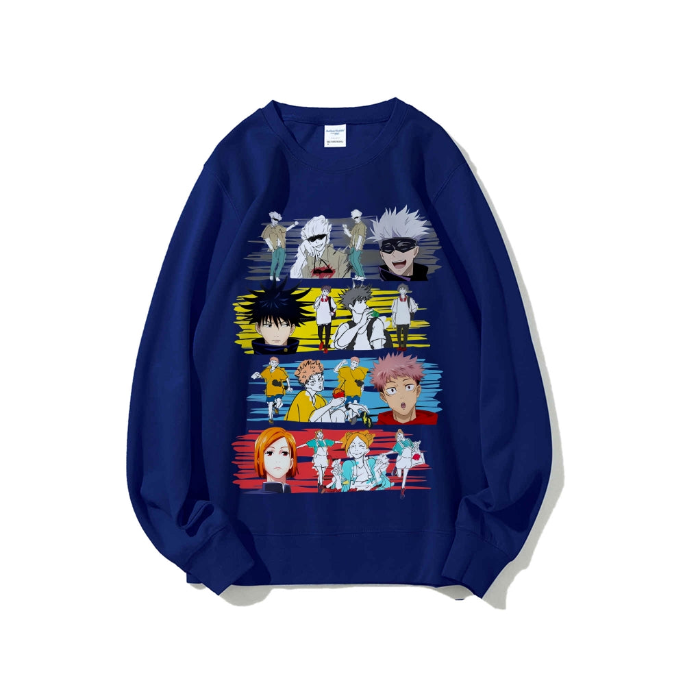 Casual Crewneck Sweatshirt Jujutsu Kaisen