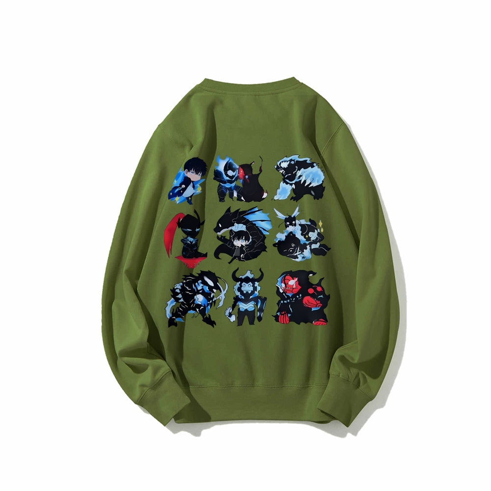 Casual Crewneck Sweatshirt SOLOLEVELING