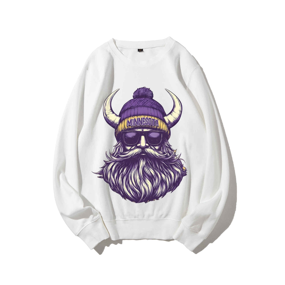 Casual Crewneck Sweatshirt MINNESOTA